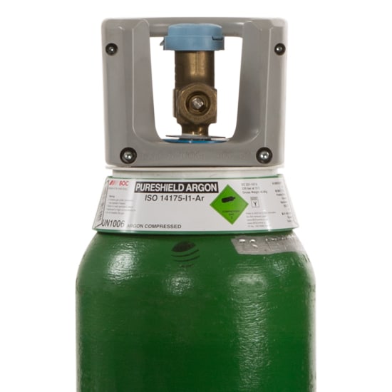 Argon store gas bottles